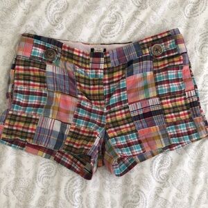 J Crew Shorts Plaid - Size 6. 3-inch inseam